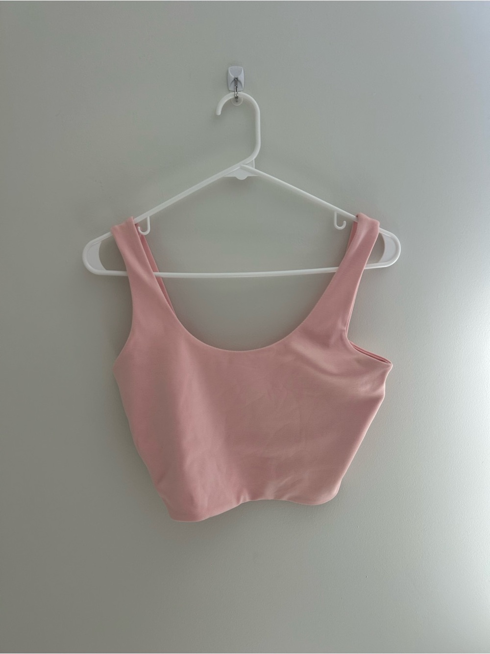 Cotton On Body Light Pink Scoop Neck Crop Tank